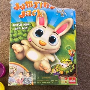 Goliath Jumping Jack Game - White and Pink Bunny